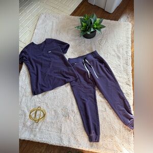 Figs Purple Scrub Set Small Petite